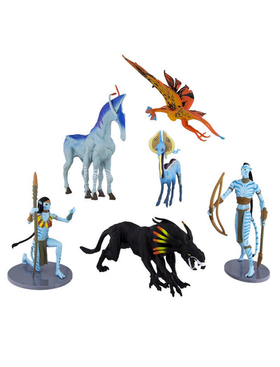 Disney Parks Pandora World Of Avatar Na'vi Collectible Figures Figurines Set 6