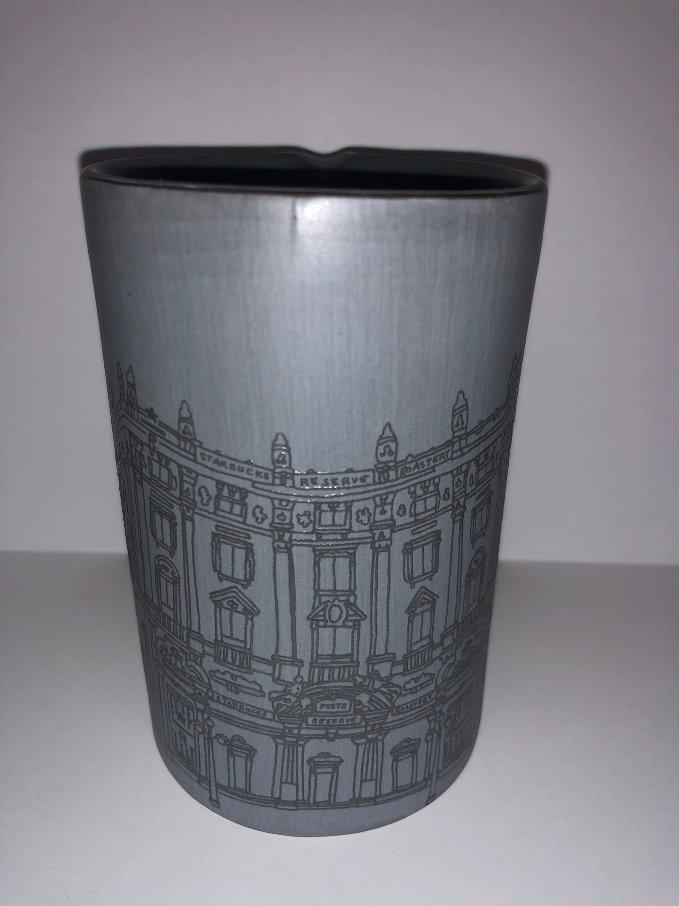 Starbucks Reserve Roastery Milan Milano Illustration Cement Coffee Mug New