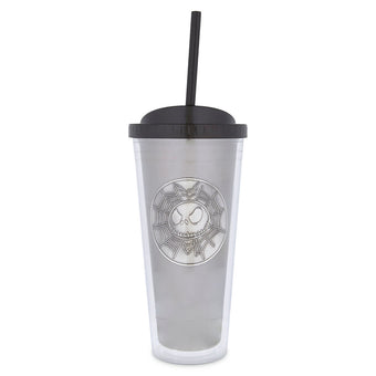 Disney Parks Jack Skellington Double Wall Tumbler with Straw Jack is Back New
