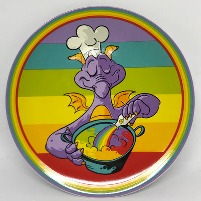 Disney Parks 2020 Food and Wine Festival Figment Imagination Plate New