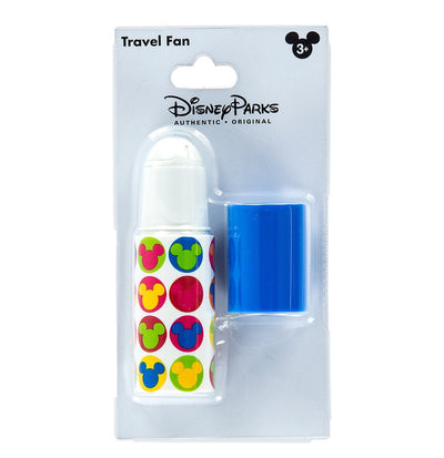 Disney Parks Icond Travel Fan New with Box