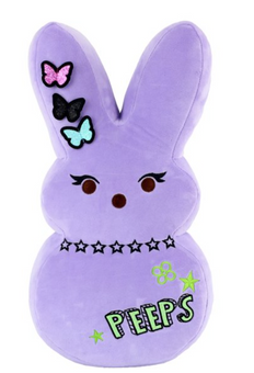 Peeps Easter Peep Purple Emo Bunny Plush New with Tag