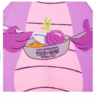 Disney EPCOT Food & Wine Festival 2022 Figment Apron for Adult New with Tag
