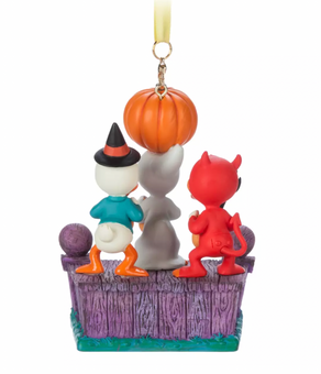 Disney Sketchbook Huey Dewey Louie Trick or Treat Christmas Ornament New Tag