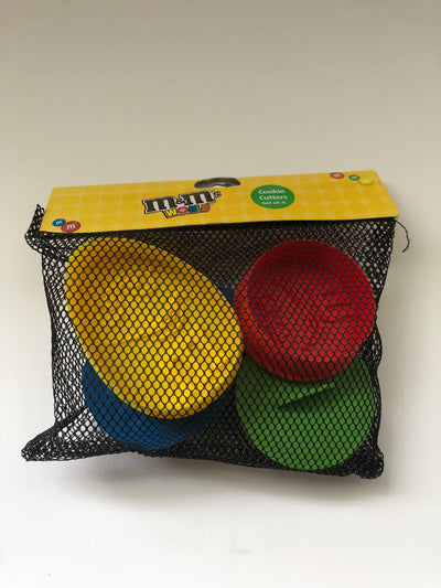 M&M's World Character Cookie Cutters Set of 4 Mold New Sealed