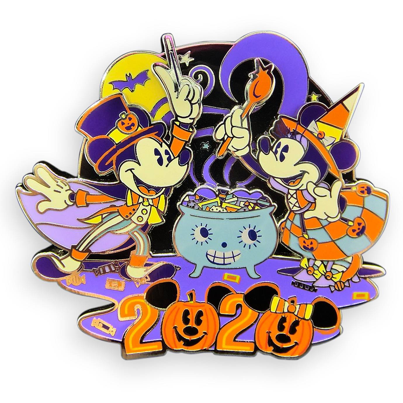 Disney Mickey Minnie Tricks and Treats Pin Halloween 2020 Limited New with Card