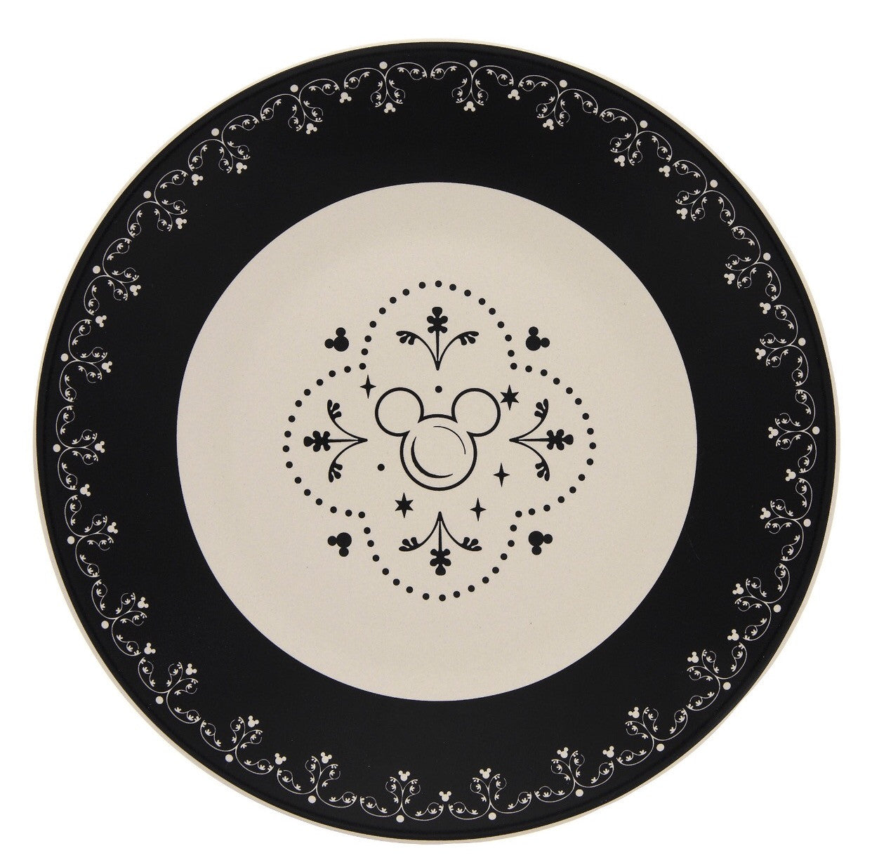 Disney Parks Kitchen Mickey Icon Ceramic Dessert Plate New