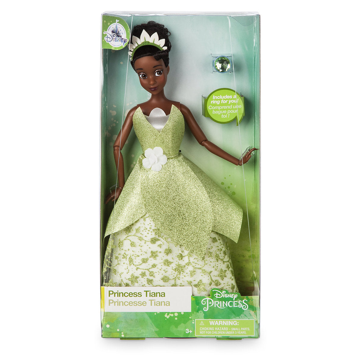Disney Princess Tiana Classic Doll with Ring New with Box