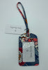 Vera Bradley Factory Style Luggage Tag Cotton Tropical Evening New with Tag