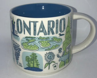 Starbucks Been There Series Collection Canada Ontario Coffee Mug New With Box