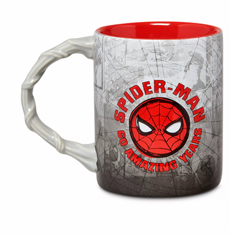Disney Marvel Spider-Man 60 Amazing Years Ceramic Coffee Mug New