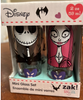 Zak Disney Nightmare Before Christmas Jack Sally Mini Glass Set New with Tag