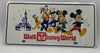 Disney Parks WDW 50th Celebration Vault Mickey and Friends License Plate New