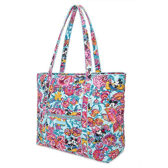 Disney Mickey Mouse and Friends Colorful Garden Iconic Vera Tote by Vera Bradley