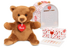 Trudi Bear Plush Love Box Gift Set 6.3 inch Exclusive Italian Designed New