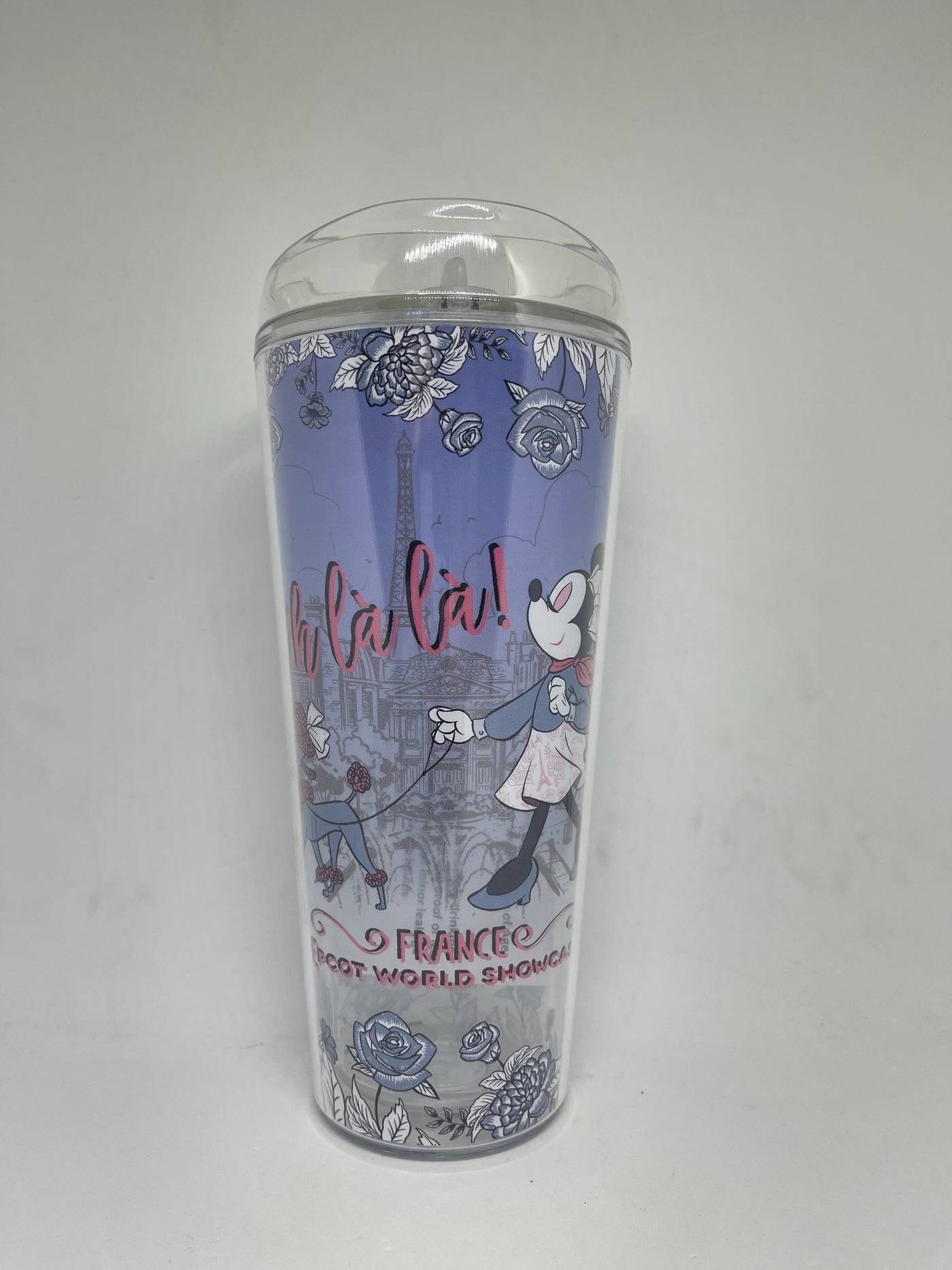 Disney Parks Epcot France Paris Minnie Oh La' La'! 22oz Tumbler New