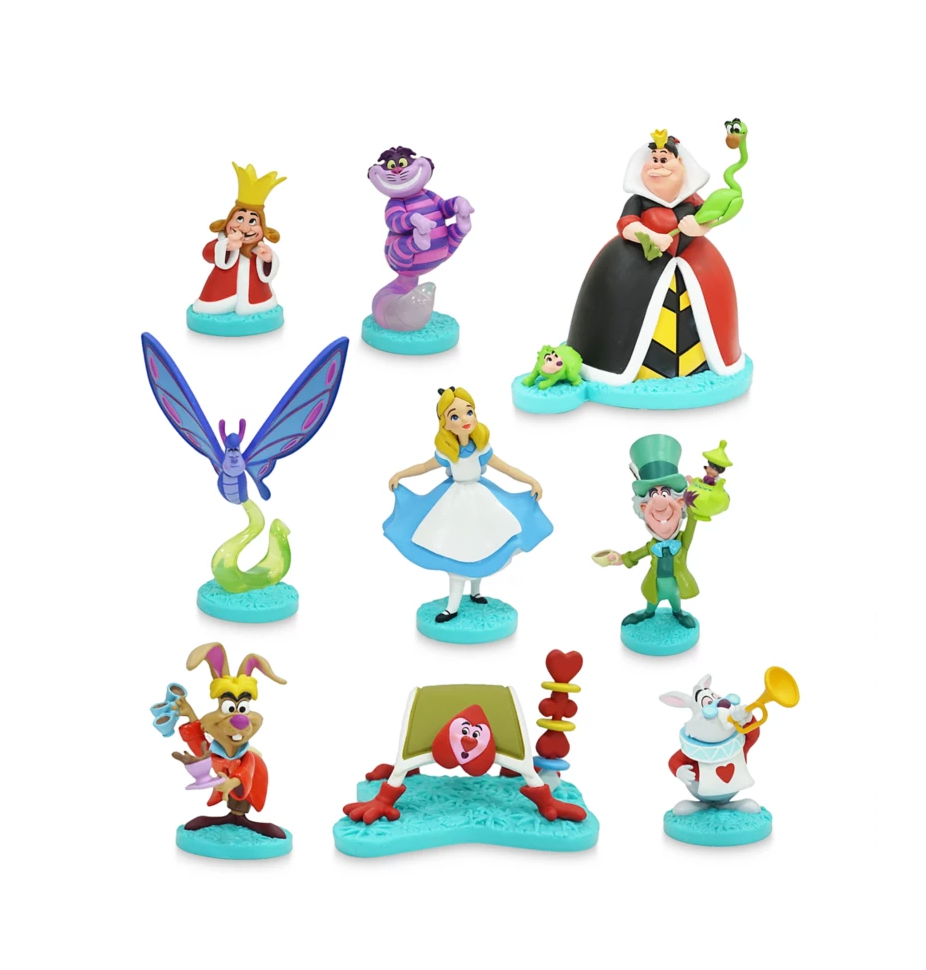 Alice in Wonderland Mary Blair Deluxe Figurine Playset