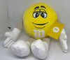 M&M's World Yellow Character Big Face Plush New with Tags