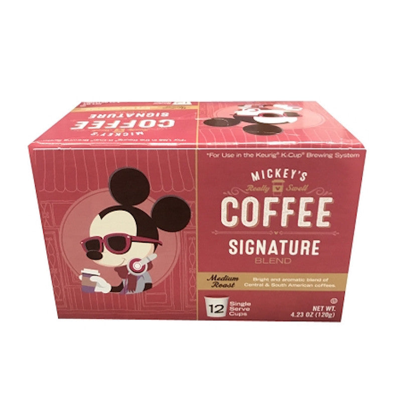 Disney Mickey's Coffee Signature Roast Medium Roast 12 Keurig K-Cup New Sealed