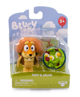 Bluey Story Starter Pack Figures Indy & Salad Toy New With Box