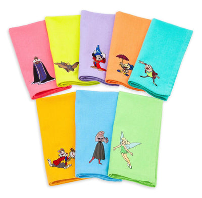 Disney Parks Ink & Paint Napkin Set of 8 New with Box