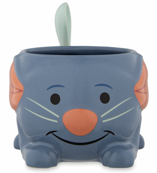 Disney Parks Remy Mug and Spoon Remy Ratatouille Adventure New