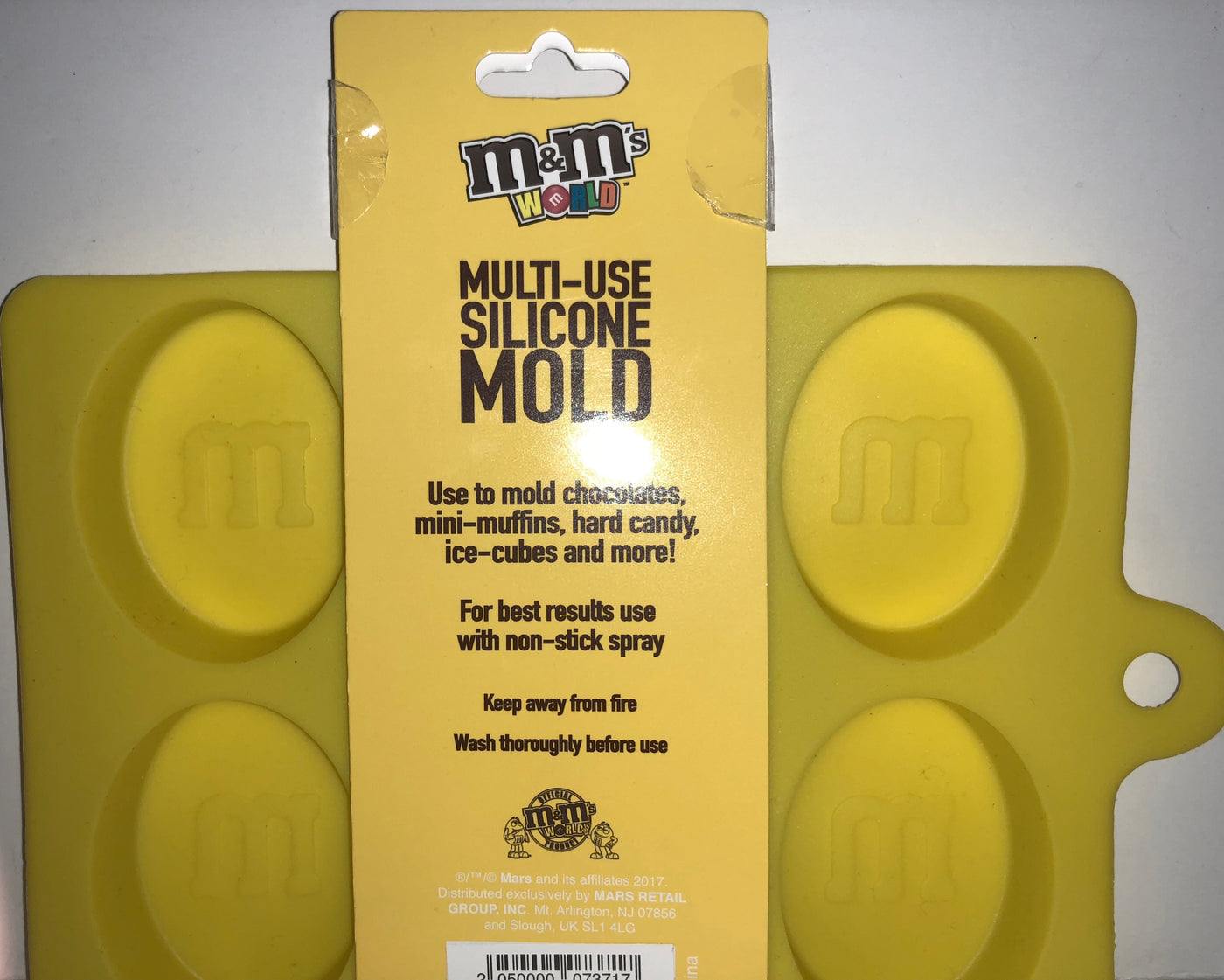 M&M's World Characters Yellow Multi-Use Silicone Mold New with Tags