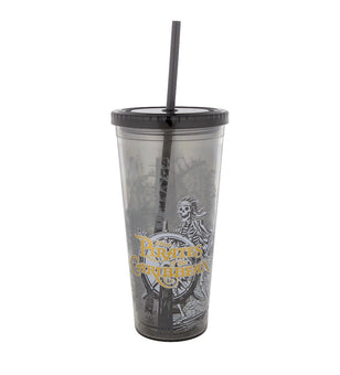 Disney Parks Pirates of the Caribbean Skull Tumbler New