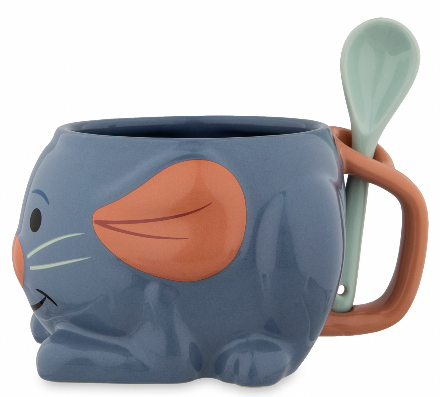 Disney Parks Remy Mug and Spoon Remy Ratatouille Adventure New