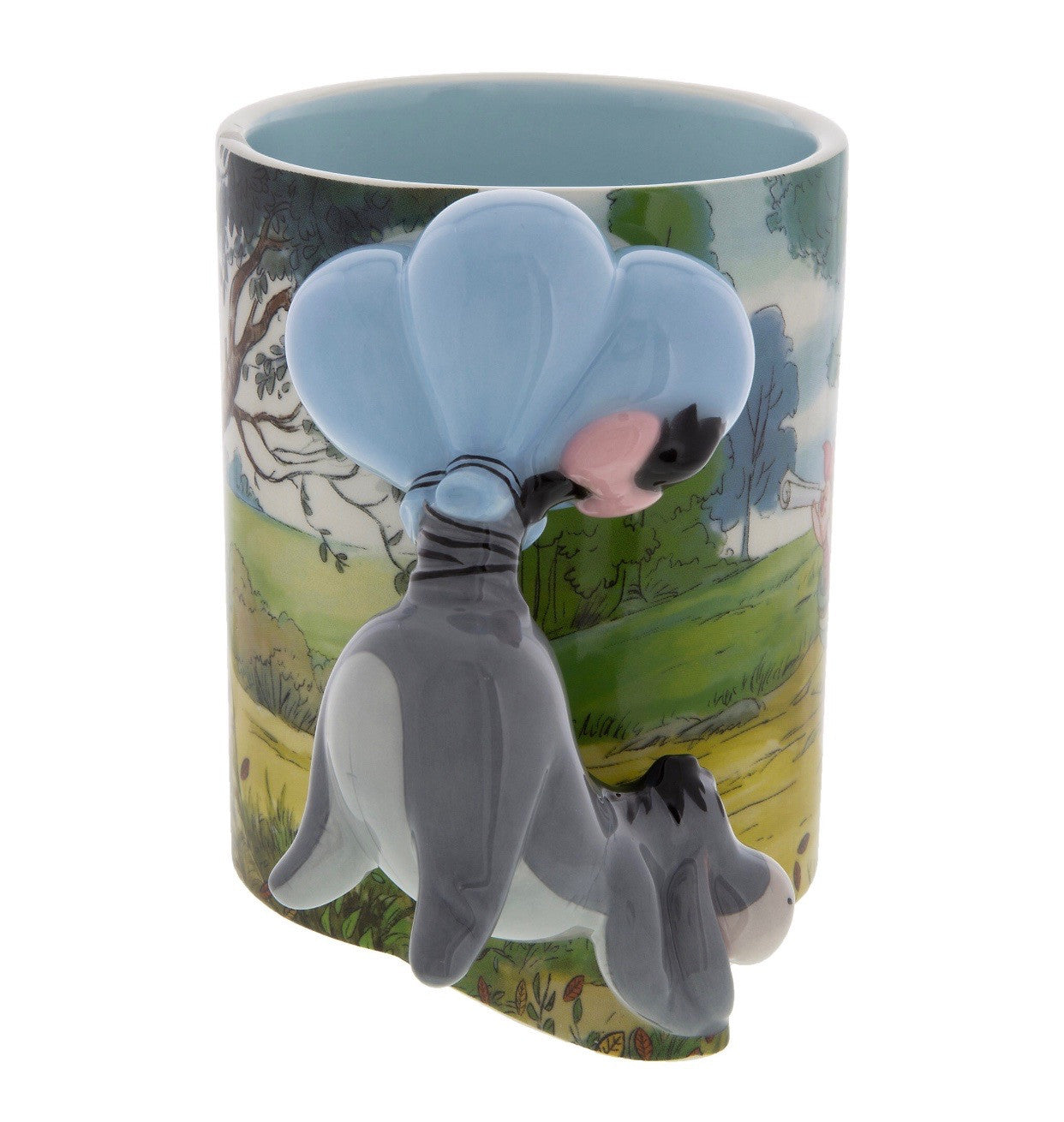 Disney Parks Winnie the Pooh Caracter Handle Eeyore 12oz Coffee Mug New