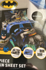 DC Comics Batman Kids Twin Sheet Set Blue and Black New Sealed