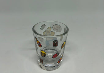 Universal Studios The Simpsons Homer Whoo Hoo Shot Glass New