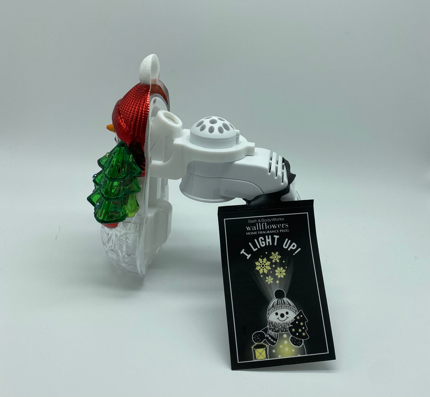 Bath and Body Works Christmas Snowman Projector Light Up Wallflowers Plug New