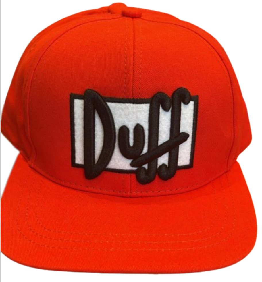 Universal Studios Simpson Duff Logo Hat Cap Adult New With Tag