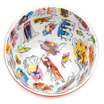 Disney Parks Ink & Paint Ceramic Bowl Set of 4 New with Box