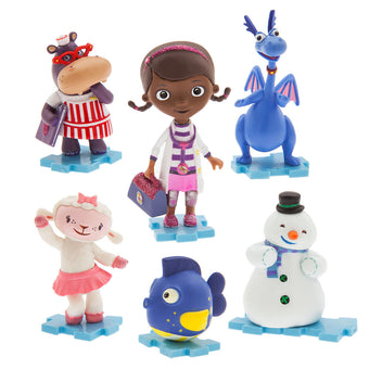 Disney Store Doc McStuffins Figure Play Set Cake Topper Playset 6 Pieces New