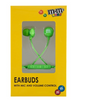 M&M's World Green Wired Ear Buds with Microphone New with Box