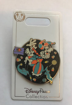 Disney Parks Halloween Goofy Joker Pin New with Card