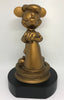 Disney Parks Mickey Mouse Director Statue Resin Figurine Bronze New with Box