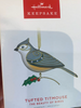 Hallmark 2022 Beauty of Birds Tufted Titmouse Christmas Ornament New With Box