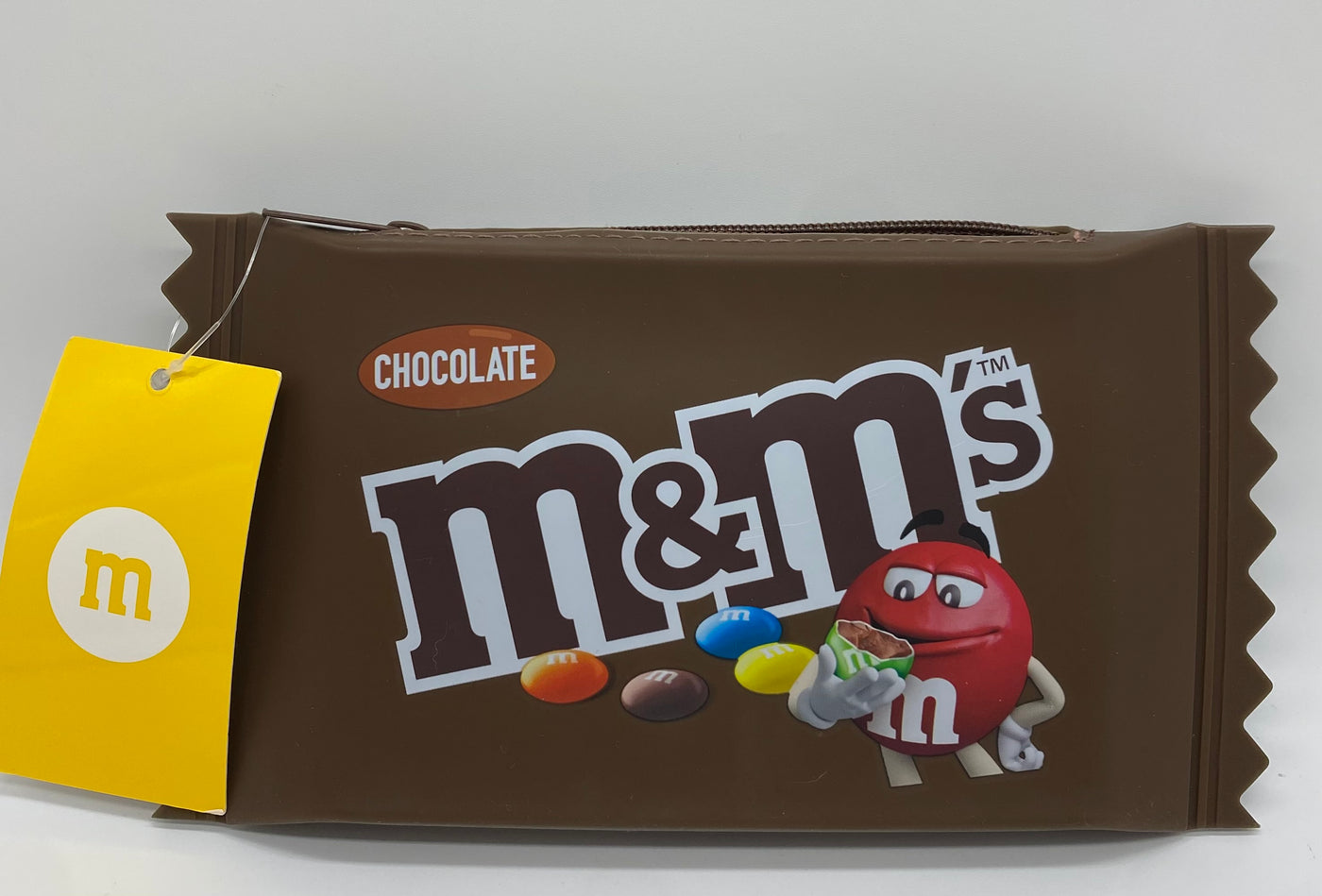 M&M's World Brown Milk Chocolate Bag Pouch New with Tag