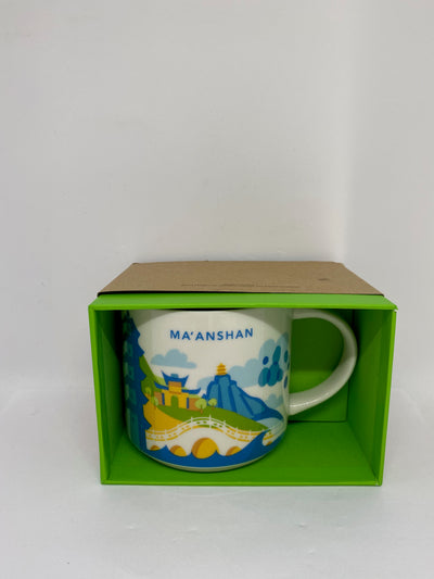 Starbucks You Are Here Collection Ma'anshan China Ceramic Coffee Mug New w Box