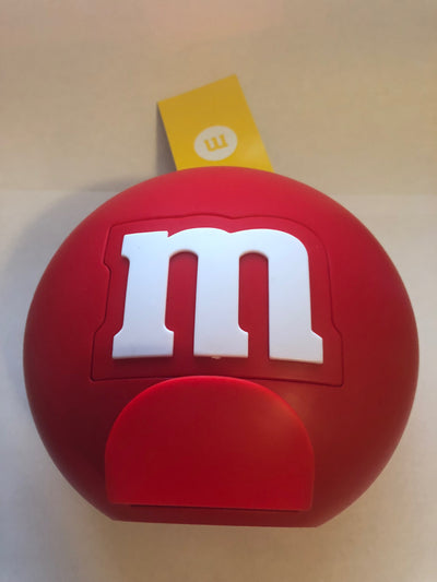 M&M's World Candy Red Round Dispenser New with Tags