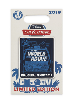 Disney Parks Skyliner See The World From Above Inaugural Flight 2019 Pin Limited Edition