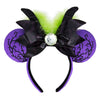 Disney Parks Maleficent Minnie Mouse Ears Headband New with Tags