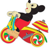 Disney Parks Mickey Motor Scooter Pin Retro Toys Limited Edition New with Card
