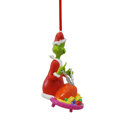 Dr. Seuss Grinch Cutting Roast Beast Christmas Ornament New with Tag