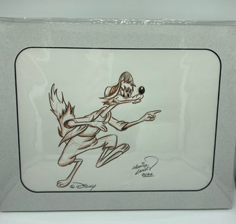 Disney 30th Splash Mountain Brer Fox Original Art Matte Print Monica Willis