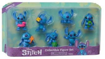 Disney Lilo & Stitch Collectible Figure Set 7-Pack Playset New with Box