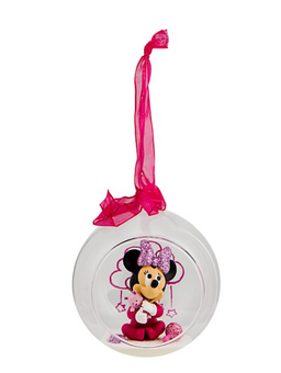 Disney Parks Disneyland Paris Minnie First Christmas Hanging Ornament New Box